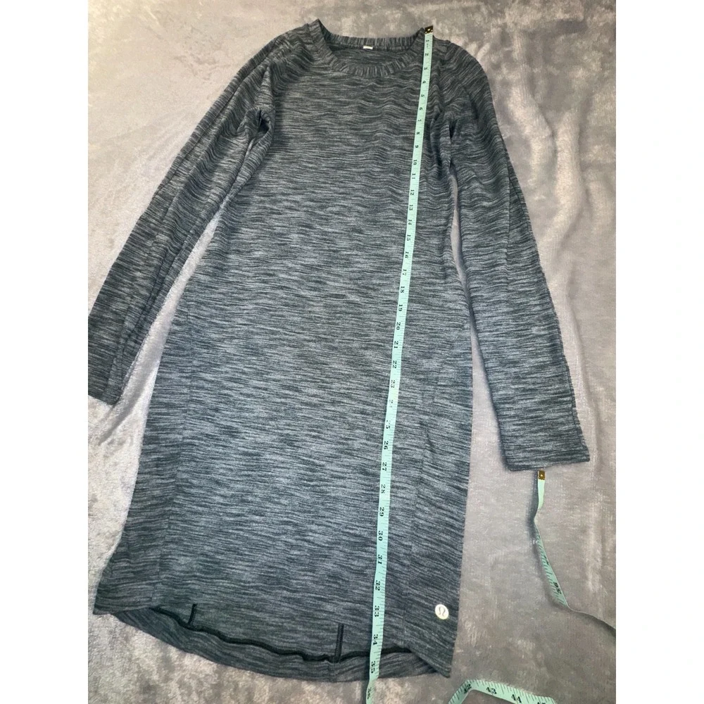 Lululemon Dress Womens 4 & Go Where To Long Sleeve Heather‎ Teal Green Stretch